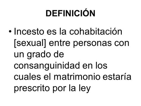 Incesto – Qué es, concepto y definición